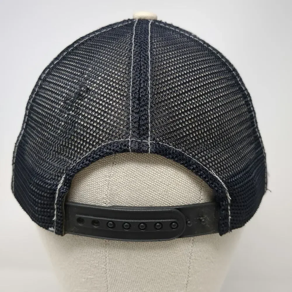 Jack Daniel's Trucker Hat Blue One Size Mesh Back Snapback Embroidered Logo